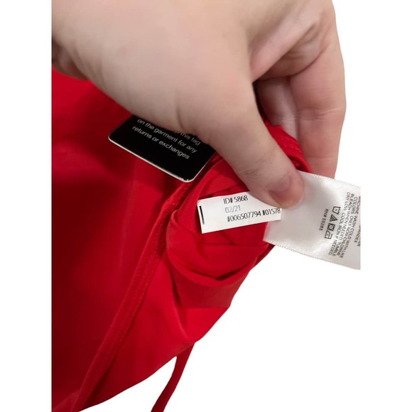 Express Womens Red Sleeveless Bodysuit Size Medium - Picture 5 of 6